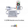 Kit Ruban LED 5050 Professionnel 25 ou 50 Mètres RGB Étanche (IP68) avec  Controleur  220V