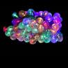 Guirlande LED 10 mètres 100 boules RGB multicouleur effet cristal