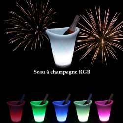 Sceau à Champagne lumineux RGB à LED