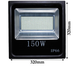 Projecteur LED Blanc Froid 150 W Intérieur/Extérieur Extra Plat 