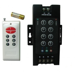 Controleur RGB 12/24V 30 A avec télécommande 12 touches