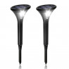 Pack de 2 Lampes LED  Solaire Extérieure Ultra Puissante IP65