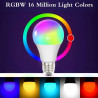 Ampoule LED 10W SMART Wifi RGB+ Blanc CCT - A60 Dimmable - E27
