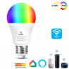 Ampoule LED 10W SMART Wifi RGB+ Blanc CCT - A60 Dimmable - E27