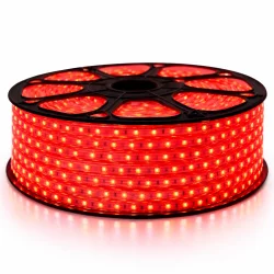 Ruban Led Professionnel 5050 60 Led/m De 25 Ou 50 Mètres Rouge Étanche (ip68) 50 Mètres