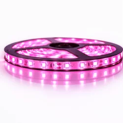 Ruban Professionnel 3528 -60 Leds/ 1 À 10 Mètres Au Choix - Rose (ip65) Alimentation Inclus 2.5 Mètres