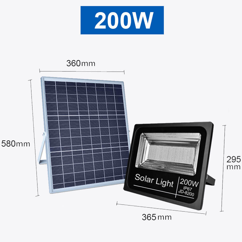 Projecteur solaire 200W