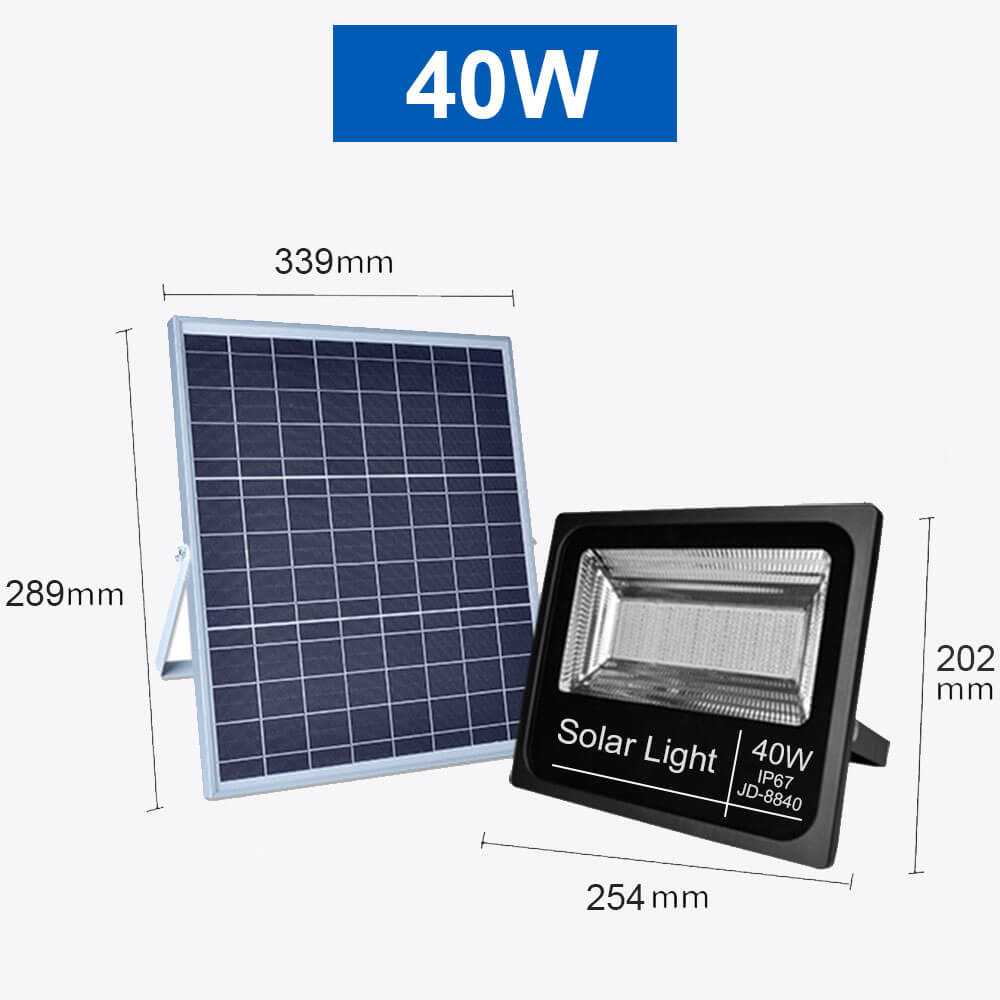 Projecteur solaire 40W