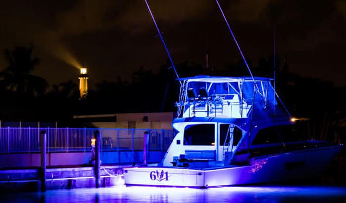 Bande LED UV Bleue 5m Pour Bateau Pêche - CHUSYYRAY - Étanche IP65-68 - Neuf